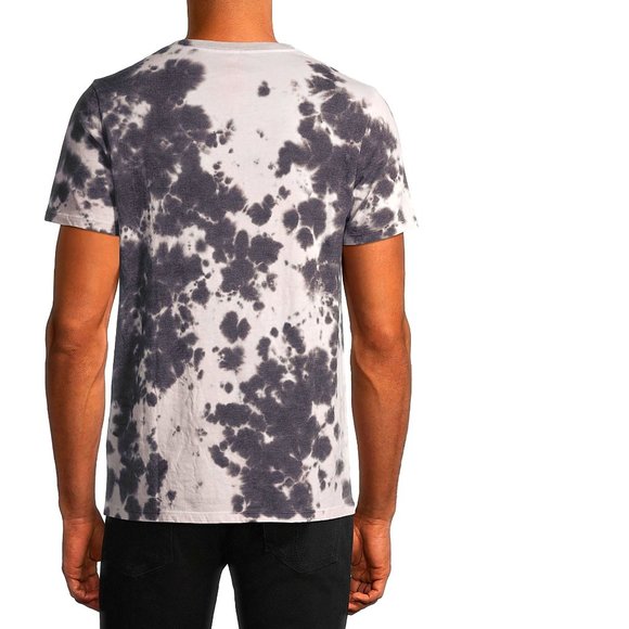 AC/DC Back in Black Tie Dye metal rock Official T-Shirt L NWT - Picture 4 of 4